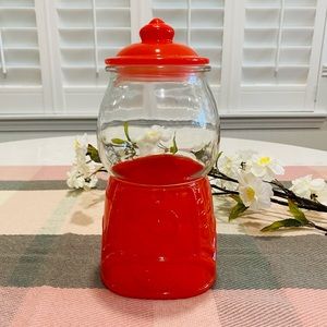 New Target Bullseye Playground Red Gumball Canister
